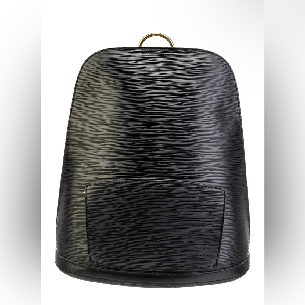 Louis Vuitton LV Black Epi Gobelins Backpack Bag Unisex Vintage Modern - Picture 12 of 15
